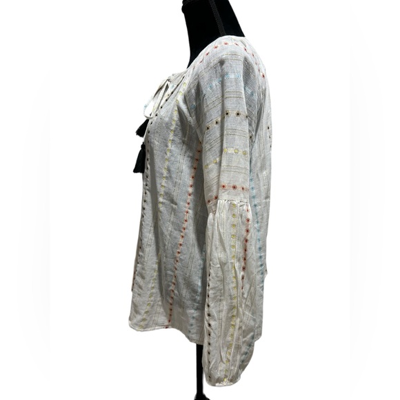 Anthropologie long sleeve bohemian top | Anthropologie long sleeve blouse | Med - Picture 4 of 9